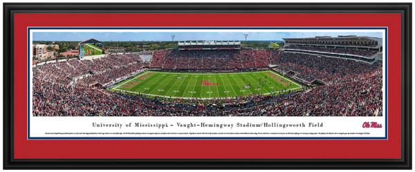 Blakeway Panoramas Ole Miss Rebels Double Mat Deluxe Frame