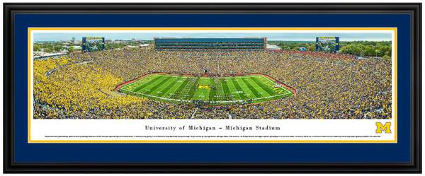 Blakeway Panoramas Michigan Wolverines Double Mat Deluxe Frame