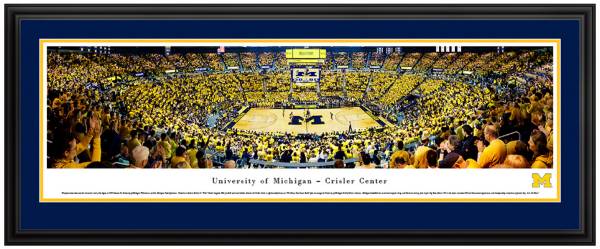 Blakeway Panoramas Michigan Wolverines Double Mat Deluxe Frame