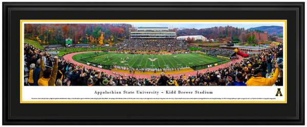 Blakeway Panoramas Appalachian State Mountaineers Double Mat Deluxe Frame