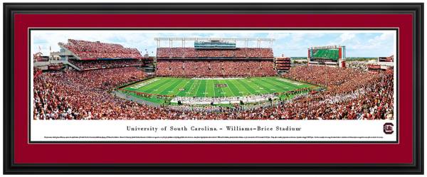 Blakeway Panoramas South Carolina Gamecocks Double Mat Deluxe Frame