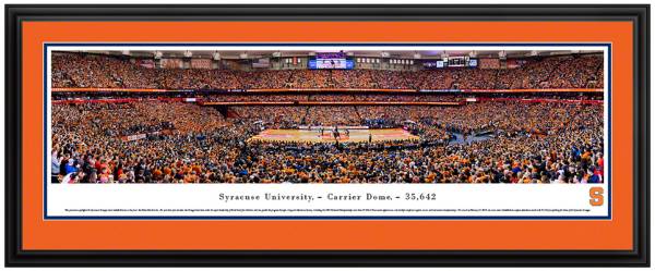 Blakeway Panoramas Syracuse Orange Double Mat Deluxe Frame