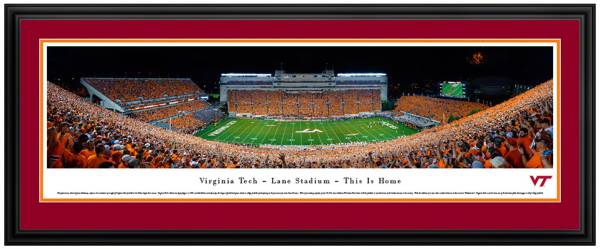 Blakeway Panoramas Virginia Tech Hokies Double Mat Deluxe Frame