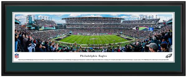 Blakeway Panoramas Philadelphia Eagles Double Mat Deluxe Frame