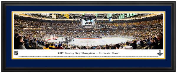 Blakeway Panoramas St. Louis Blues Mat Deluxe Frame