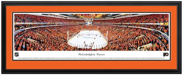 Blakeway Panoramas Philadelphia Flyers Mat Deluxe Frame