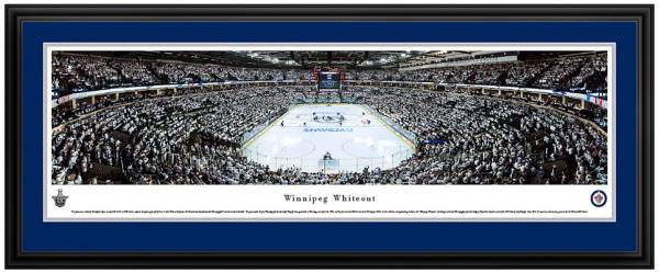 Blakeway Panoramas Winnipeg Jets Mat Deluxe Frame