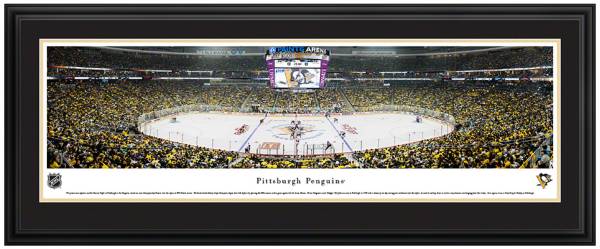 Blakeway Panoramas Pittsburgh Penguins Mat Deluxe Frame