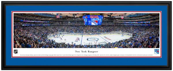 Blakeway Panoramas New York Rangers Mat Deluxe Frame