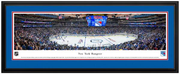 Blakeway Panoramas New York Rangers Mat Deluxe Frame product image