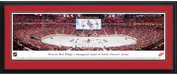 Blakeway Panoramas Detroit Red Wings Mat Deluxe Frame