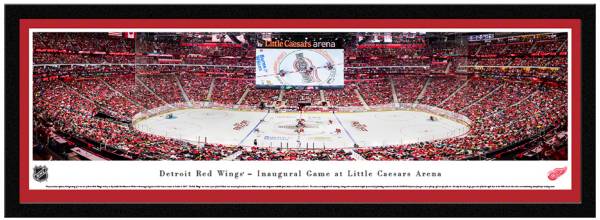 Blakeway Panoramas Detroit Red Wings Single Mat Select Frame