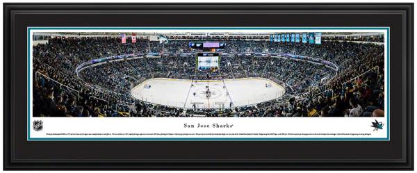 Blakeway Panoramas San Jose Sharks Mat Deluxe Frame