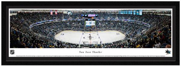 Blakeway Panoramas San Jose Sharks Single Mat Select Frame