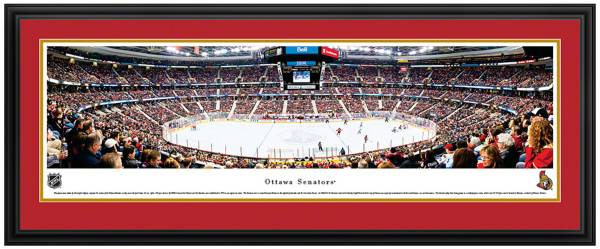 Blakeway Panoramas Ottawa Senators Mat Deluxe Frame