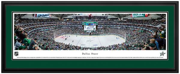 Blakeway Panoramas Dallas Stars Mat Deluxe Frame