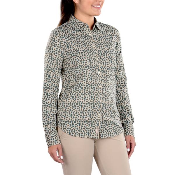 SwingDish Women's Charlene Mini Leopard Button Up Shirt product image