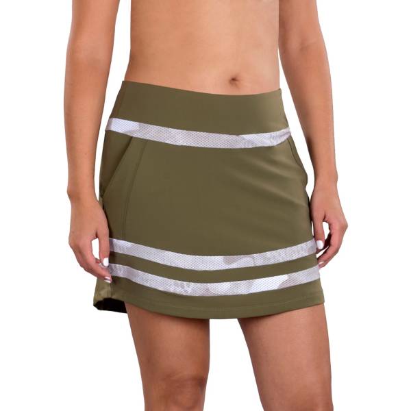 SwingDish Women's Olive Khaki 16.5'' Golf Skirt product image