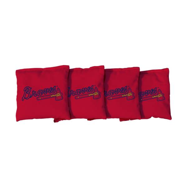 Details about   **ATLANTA BRAVES** REGULATION SIZE & WEIGHT CORN HOLE BAGS SET OF 8 