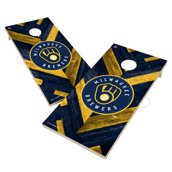 Free shipping Made in USA # Milwaukee Brewers corn hole set of 2 decals 