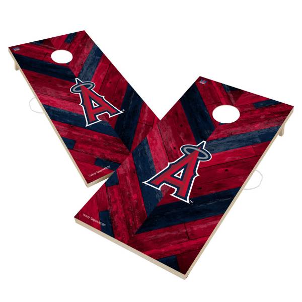Victory Tailgate Los Angeles Angels 2' x 4' Solid Wood Cornhole Boards product image