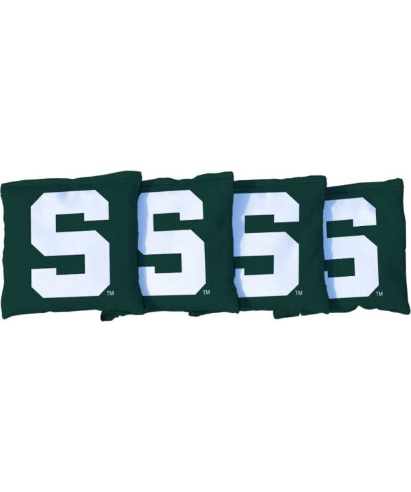 Victory Tailgate Michigan State Spartans Cornhole 4-Pack Bean Bags