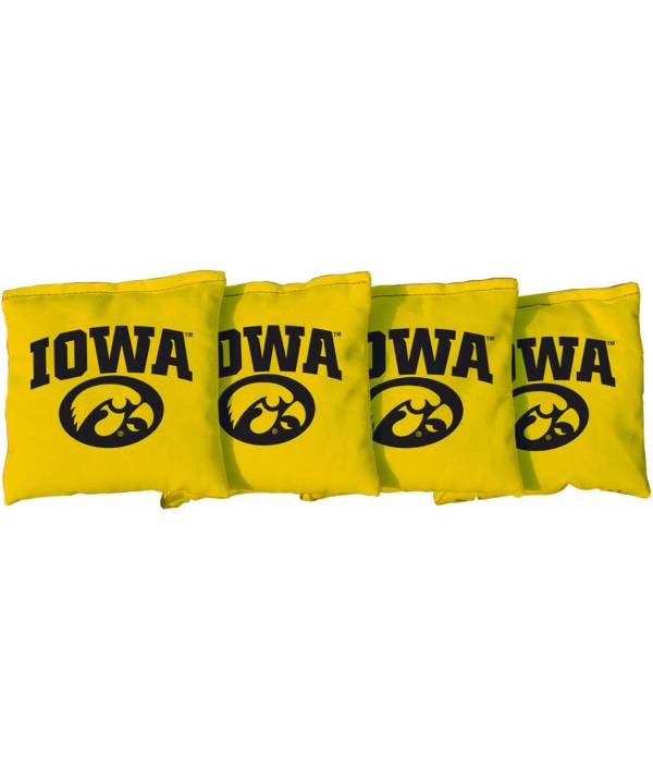 Victory Tailgate Iowa Hawkeyes Cornhole 4-Pack Bean Bags