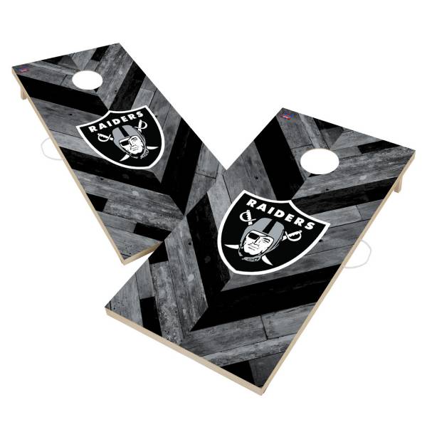 Victory Tailgate Las Vegas Raiders 2' x 4' Solid Wood Cornhole Boards product image