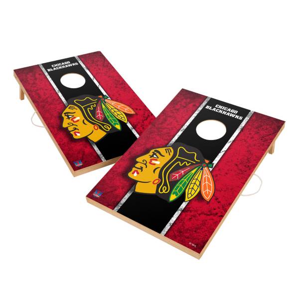 Victory Tailgate Chicago Blackhawks 2' x 3' Solid Wood Cornhole Boards