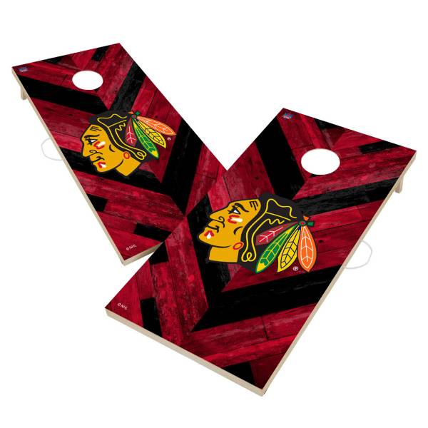 Victory Tailgate Chicago Blackhawks 2' x 4' Solid Wood Cornhole Boards