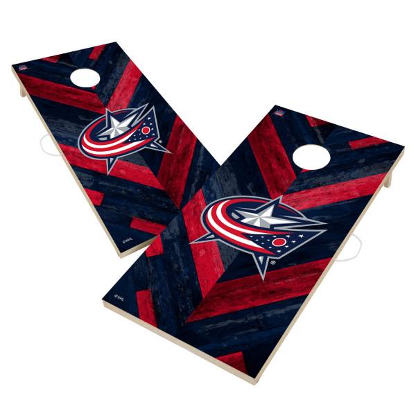 Victory Tailgate Columbus Blue Jackets 2' x 4' Solid Wood Cornhole Boards