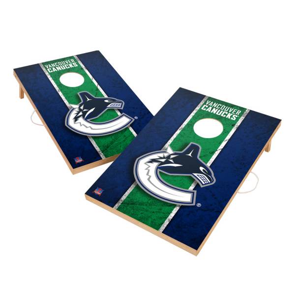 Victory Tailgate Vancouver Canucks 2' x 3' Solid Wood Cornhole Boards product image