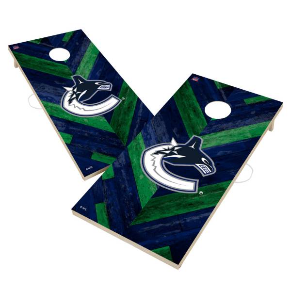 Victory Tailgate Vancouver Canucks 2' x 4' Solid Wood Cornhole Boards