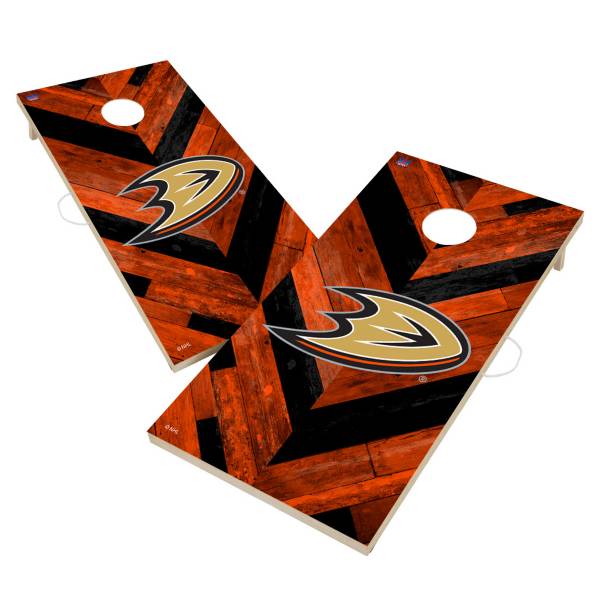 Victory Tailgate Anaheim Ducks 2' x 4' Solid Wood Cornhole Boards