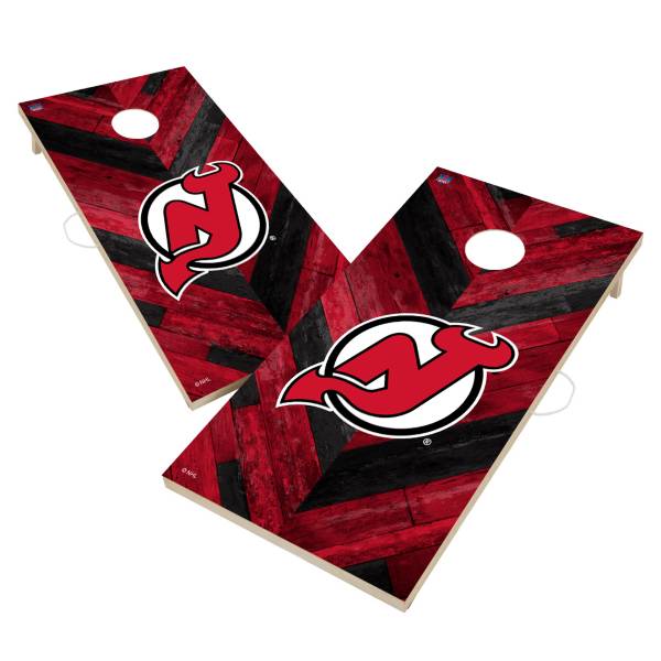 Victory Tailgate New Jersey Devils 2' x 4' Solid Wood Cornhole Boards product image