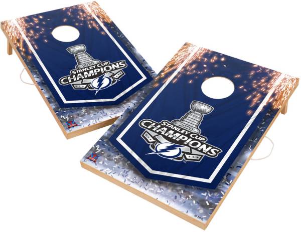 Victory Tailgate 2020 Stanley Cup Champions Tampa Bay Lightning 2' x 3' Cornhole Boards