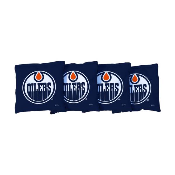 Victory Tailgate Edmonton Oilers Cornhole Bean Bags