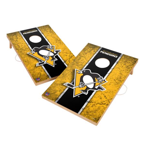 Victory Tailgate Pittsburgh Penguins 2' x 3' Solid Wood Cornhole Boards