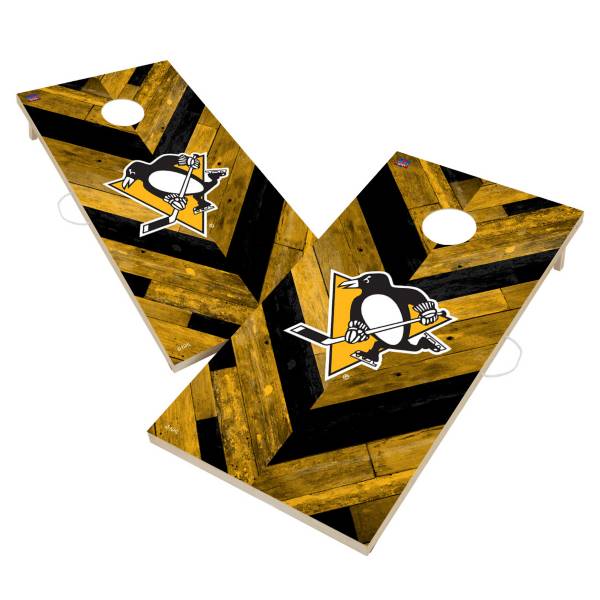 Victory Tailgate Pittsburgh Penguins 2' x 4' Solid Wood Cornhole Boards