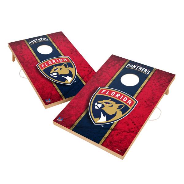 Victory Tailgate Florida Panthers 2' x 3' Solid Wood Cornhole Boards