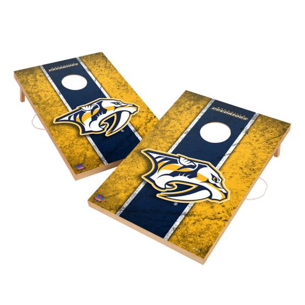 Victory Tailgate Nashville Predators 2' x 3' Solid Wood Cornhole Boards