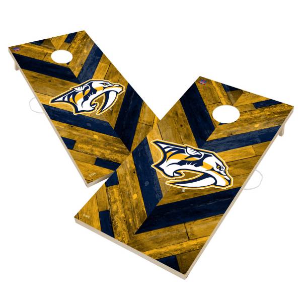 Victory Tailgate Nashville Predators 2' x 4' Solid Wood Cornhole Boards