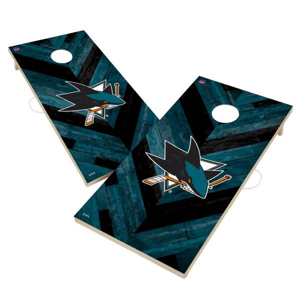 Victory Tailgate San Jose Sharks 2' x 4' Solid Wood Cornhole Boards