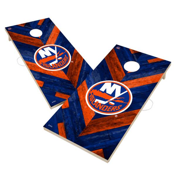 Victory Tailgate New York Islanders 2' x 4' Solid Wood Cornhole Boards