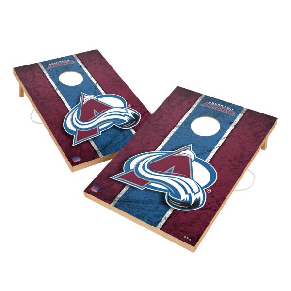 Victory Tailgate Colorado Avalanche 2' x 3' Solid Wood Cornhole Boards