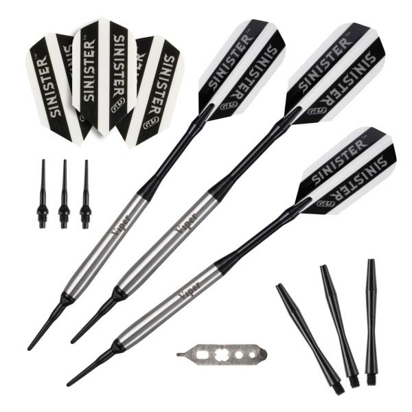 Viper Sinister Smooth Barrel 16g Tungsten Soft Tip Darts