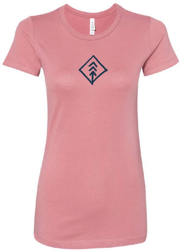 Up North Trading Company Women's Rose Diamond Hand Short Sleeve T-Shirt product image