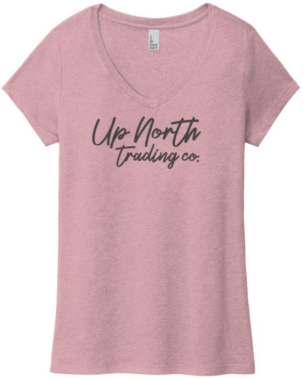 Up North Trading Company Women's Script Short Sleeve T-Shirt