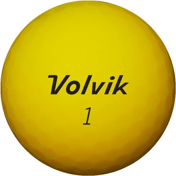 Volvik ViMax Soft Matte Yellow Golf Balls product image