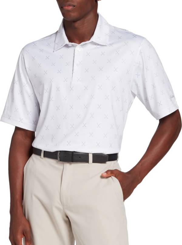 Walter Hagen Men's Perfect 11 Cross Clubs Golf Polo